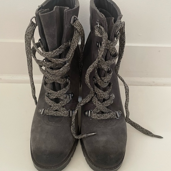 Sam Edelman Gray Suede Boots Size 7.5 - Picture 7 of 7